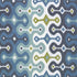 Darya Ikat fabric in sky color - pattern number 174832 - by Schumacher in the Martyn Lawrence Bullard collection