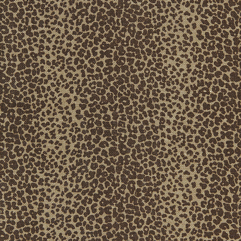 Leopard Linen Print fabric in java color - pattern number 174840 - by Schumacher in the Chroma collection