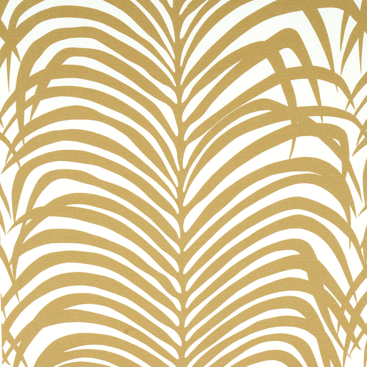 Zebra Palm fabric in khaki color - pattern number 174870 - by Schumacher in the Good Vibrations collection
