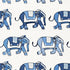 Parade fabric in blueberry  ocean color - pattern number 174892 - by Schumacher in the Flight of Fancy collection