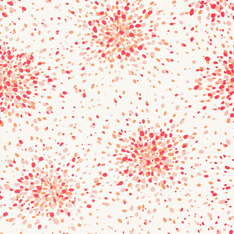 Jelly Bean fabric in pink lemonade color - pattern number 174941 - by Schumacher in the Flight of Fancy collection