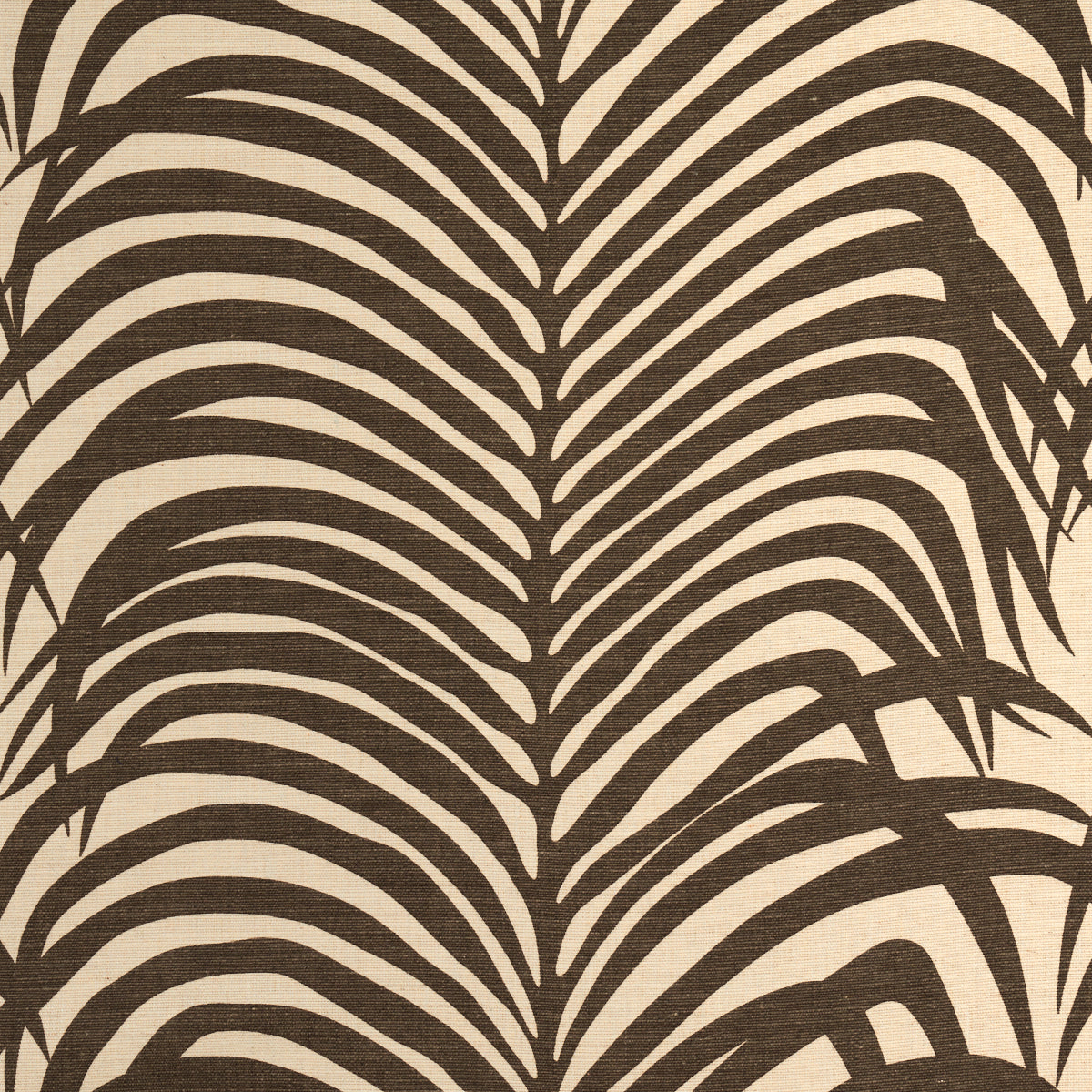 Zebra Palm fabric in java color - pattern number 174970 - by Schumacher in the Print Happy collection