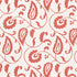 Malacca Ikat Vine fabric in watermelon color - pattern number 175010 - by Schumacher in the Classic Prints collection