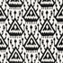 Vientiane Ikat fabric in ebony color - pattern number 175021 - by Schumacher in the Print Happy collection