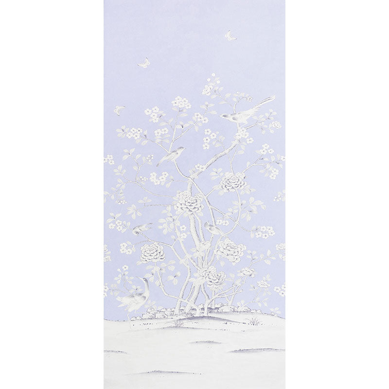 Chinois Palais fabric in lavender color - pattern number 175046 - by Schumacher in the Mary Mcdonald collection