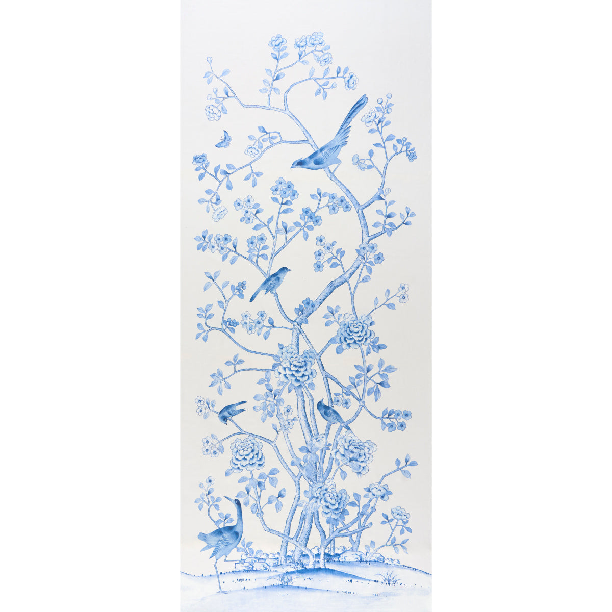 Chinois Palais fabric in porcelain color - pattern number 175049 - by Schumacher in the Mary Mcdonald collection