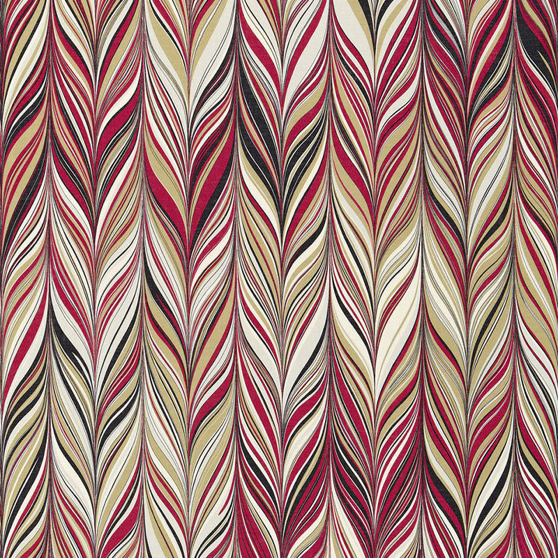 Firenze fabric in ruby color - pattern number 175053 - by Schumacher in the Mary Mcdonald collection