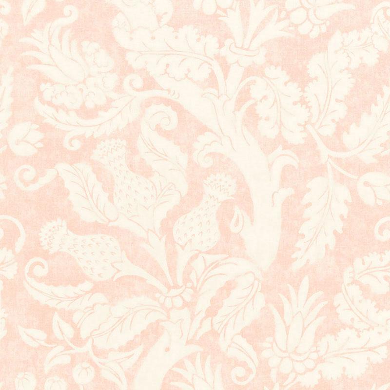 Villa De Medici fabric in blush conch color - pattern number 175071 - by Schumacher in the Mary Mcdonald collection
