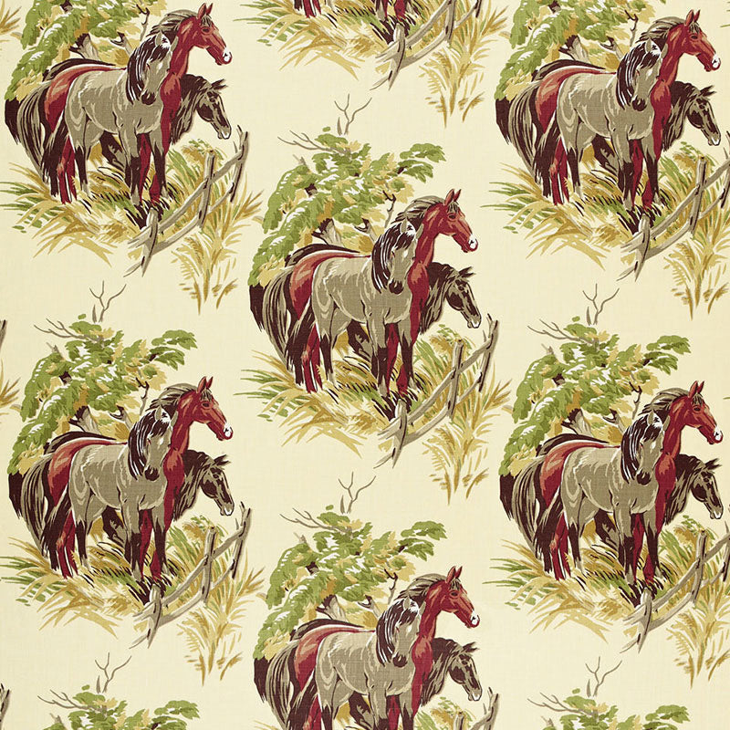 Weybridge fabric in parchment color - pattern number 175150 - by Schumacher in the Classic Prints collection