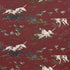 Pointers fabric in burgundy color - pattern number 175165 - by Schumacher in the A Country Life collection