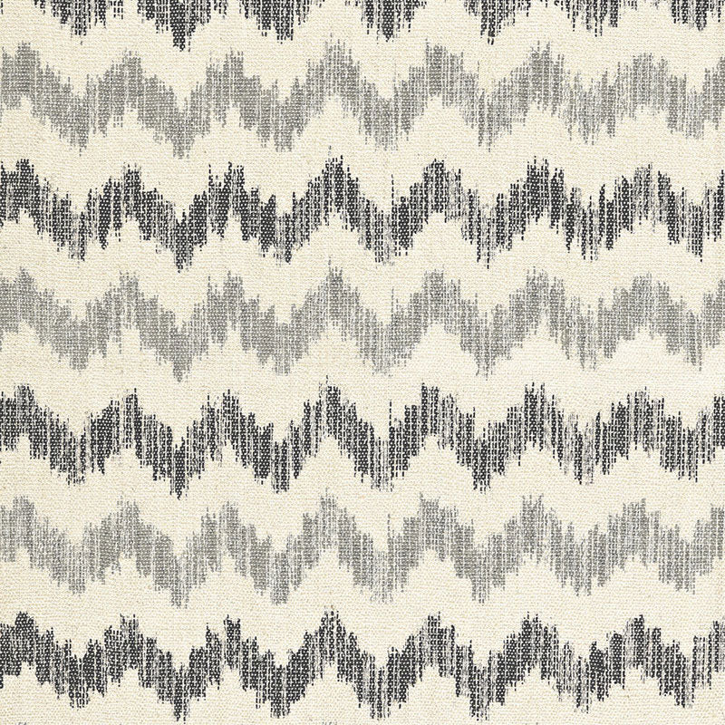 Sierra Ikat fabric in zinc color - pattern number 175311 - by Schumacher in the Ikat Collection collection