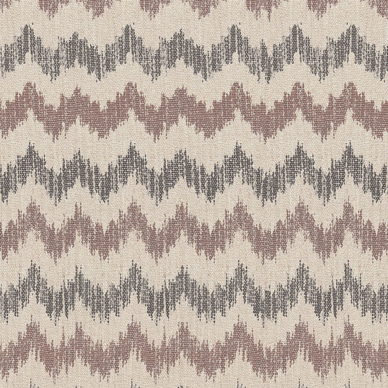 Sierra Ikat fabric in raisin color - pattern number 175312 - by Schumacher in the Ikat Collection collection