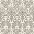 Aurora Damask fabric in linen color - pattern number 175340 - by Schumacher in the Au Naturel collection