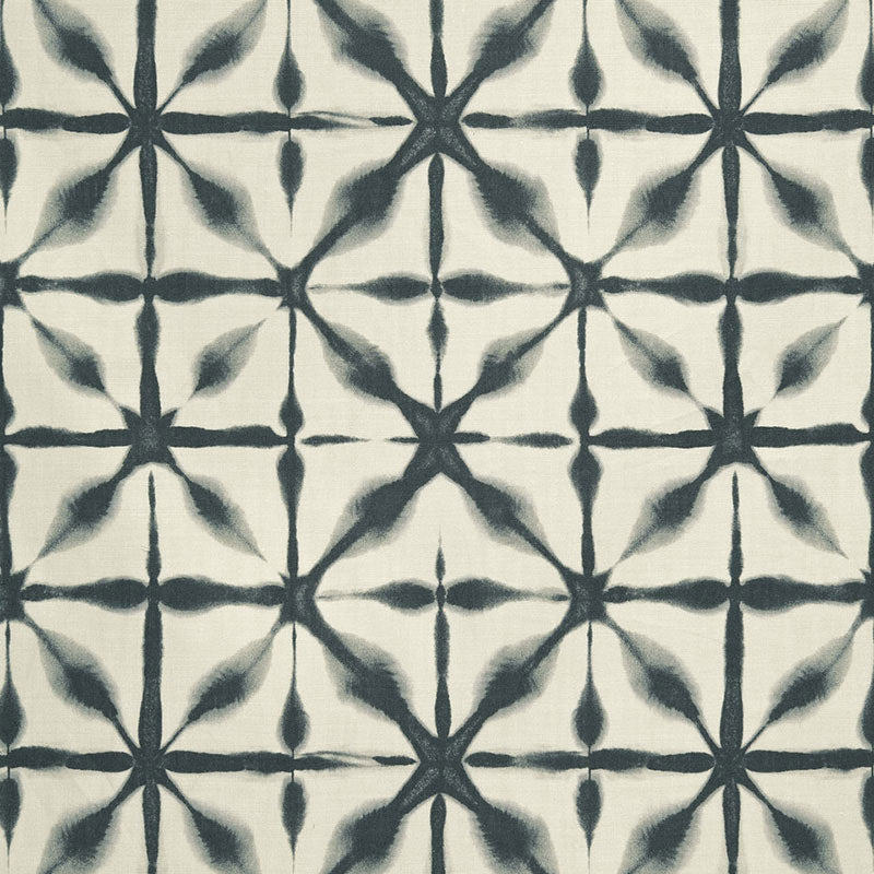 Andromeda Linen fabric in charcoal color - pattern number 175382 - by Schumacher in the Au Naturel collection