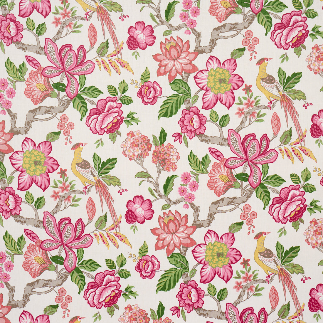 Huntington Gardens fabric in multi color - pattern number 175562 - by Schumacher in the Timothy Corrigan collection