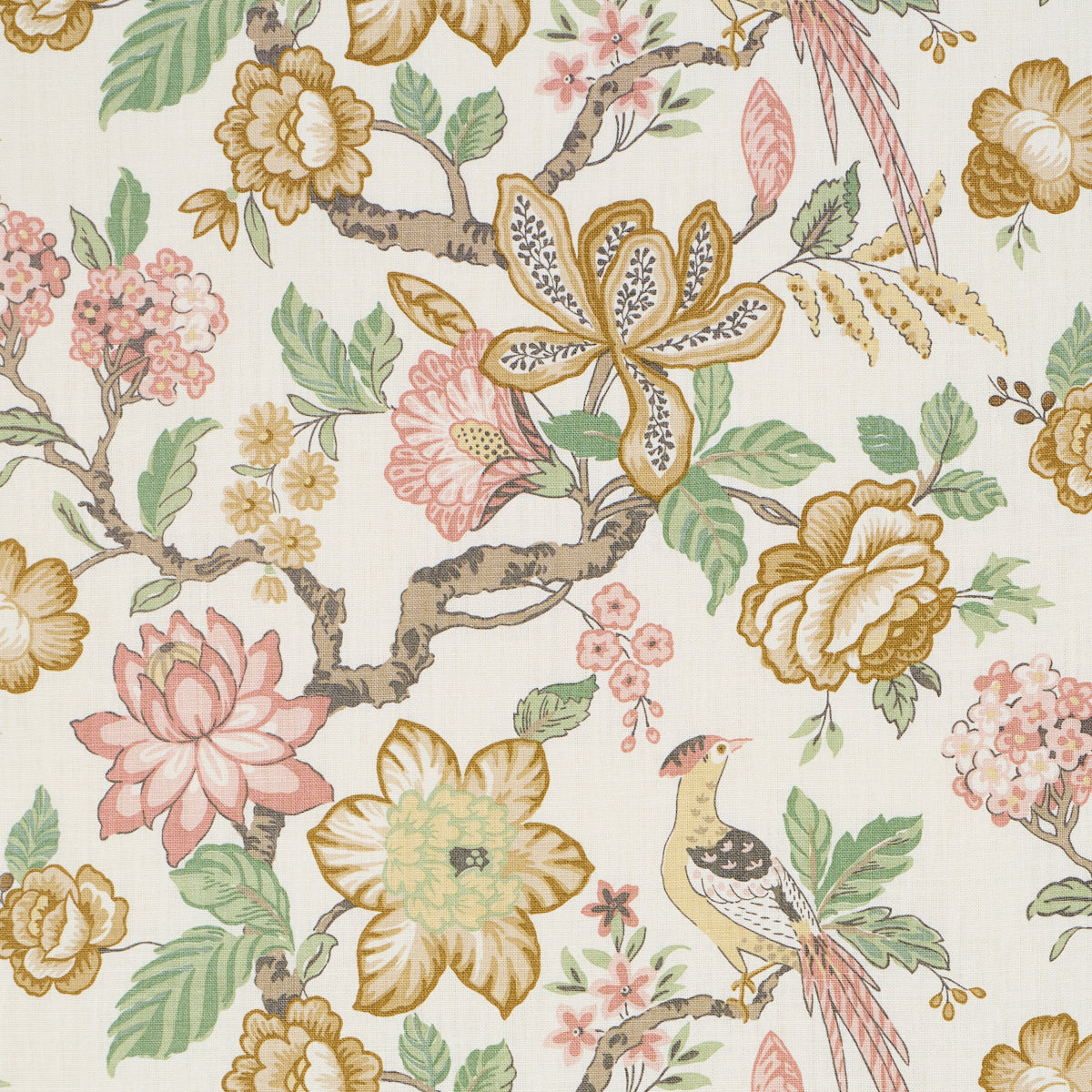 Huntington Gardens fabric in pétale color - pattern number 175564 - by Schumacher in the Timothy Corrigan collection
