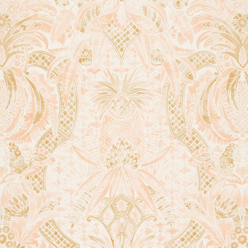 Cap Ferrat fabric in blush color - pattern number 175581 - by Schumacher in the Timothy Corrigan collection