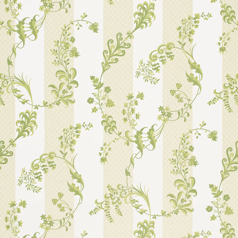 Bagatelle fabric in citron vert color - pattern number 175591 - by Schumacher in the Timothy Corrigan collection