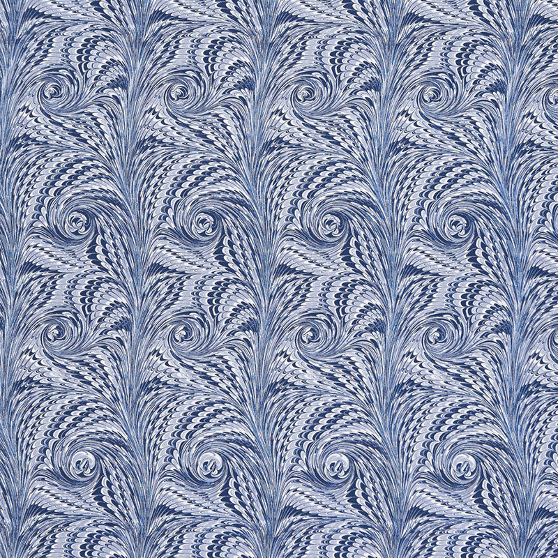 Verona fabric in lapis color - pattern number 175641 - by Schumacher in the Ottoman Chic collection