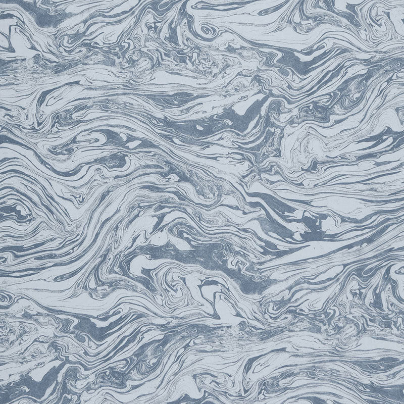 Romeo fabric in lapis color - pattern number 175651 - by Schumacher in the Ottoman Chic collection