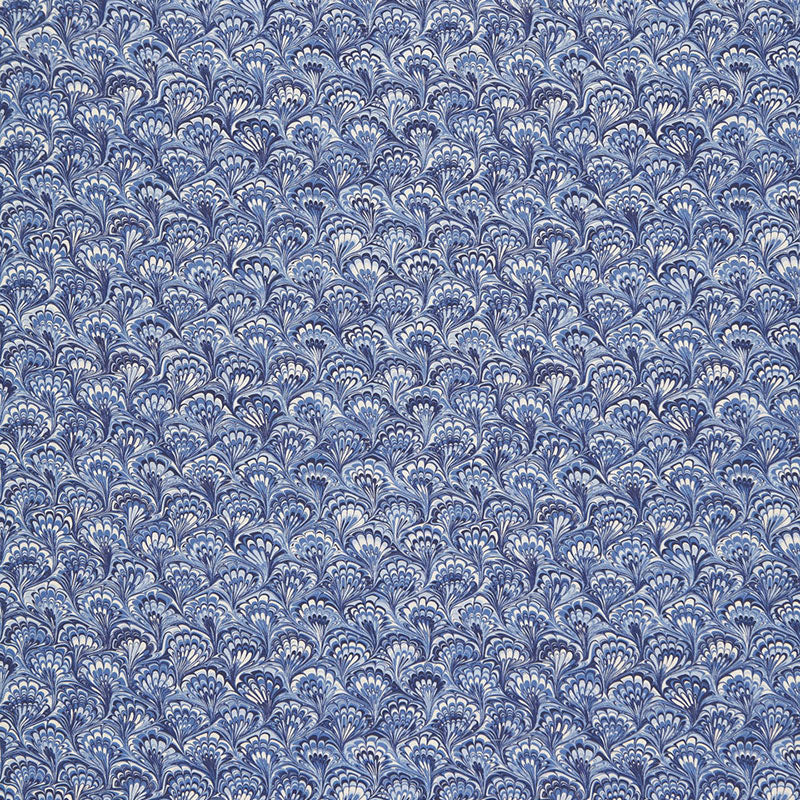 Capulet fabric in lapis color - pattern number 175661 - by Schumacher in the Ottoman Chic collection
