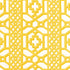 Zanzibar Trellis Chintz fabric in canary color - pattern number 175730 - by Schumacher in the 125th Anniversary collection