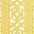 Zanzibar Trellis Matte fabric in canary color - pattern number 175740 - by Schumacher in the 125th Anniversary collection