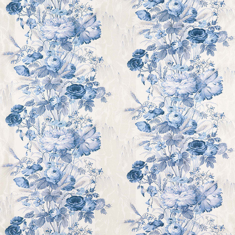 Boughton House fabric in porcelain color - pattern number 175790 - by Schumacher in the 125th Anniversary collection