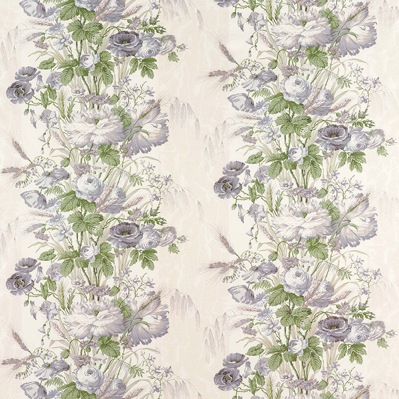 Boughton House fabric in gris color - pattern number 175791 - by Schumacher in the 125th Anniversary collection