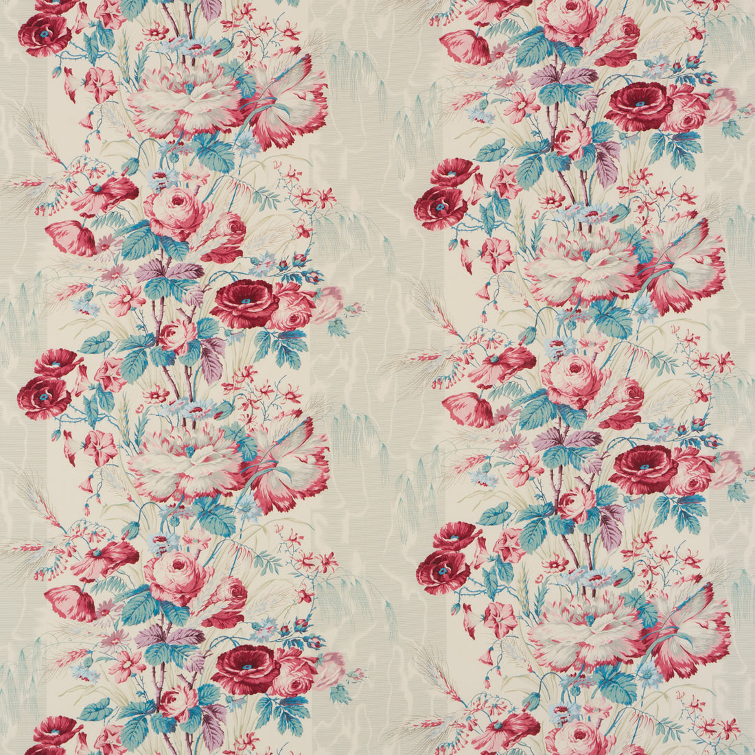 Boughton House fabric in rouge color - pattern number 175792 - by Schumacher in the A Love Affair collection
