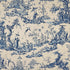 Shengyou Toile fabric in indigo color - pattern number 175800 - by Schumacher in the Schumacher Classics collection