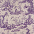 Shengyou Toile fabric in iris color - pattern number 175801 - by Schumacher in the Schumacher Classics collection