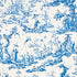 Shengyou Toile fabric in blue color - pattern number 175804 - by Schumacher in the Revisit Of Popular Patterns collection