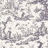 Shengyou Toile fabric in black color - pattern number 175806 - by Schumacher in the Revisit Of Popular Patterns collection
