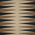 Moorea fabric in lava black color - pattern number 175830 - by Schumacher in the Mary Mcdonald collection