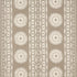 Bora Bora Print fabric in sea oyster color - pattern number 175842 - by Schumacher in the Tribal Chic collection