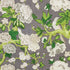 Bermuda Blossoms fabric in slate color - pattern number 175872 - by Schumacher in the Mary Mcdonald collection
