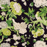 Bermuda Blossoms fabric in jet color - pattern number 175873 - by Schumacher in the Mary Mcdonald collection