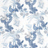 Peacock fabric in porcelain color - pattern number 175915 - by Schumacher in the Miles Redd collection