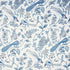 Campagne fabric in bleu and gris color - pattern number 175952 - by Schumacher in the Schumacher Classics collection