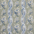 Le Castellet fabric in gris and bleu color - pattern number 175982 - by Schumacher in the Country Chic collection