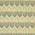 Bukhara Ikat fabric in citrine and smoke color - pattern number 176081 - by Schumacher in the Ikat Collection collection