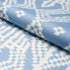 Asaka Ikat fabric in chambray color - pattern number 176096 - by Schumacher in the Ikat Collection collection