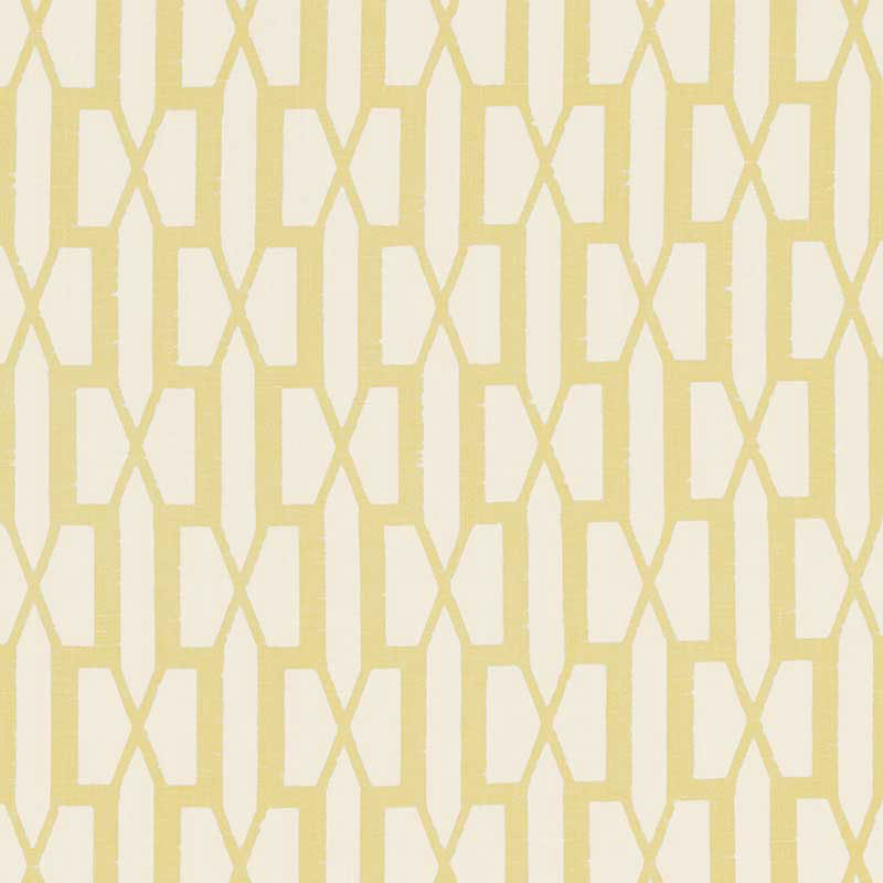 Belvedere fabric in straw color - pattern number 176112 - by Schumacher in the Veere Grenney collection
