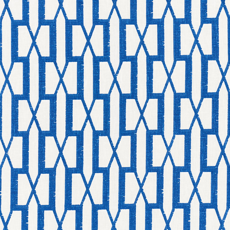Belvedere fabric in sea color - pattern number 176118 - by Schumacher in the Veere Grenney collection