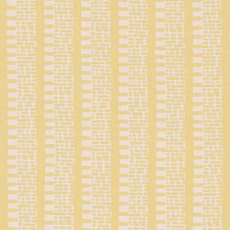 Kiosk fabric in straw color - pattern number 176132 - by Schumacher in the Veere Grenney collection