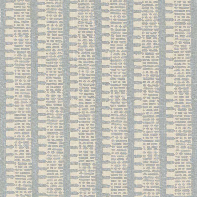 Kiosk fabric in orpington blue color - pattern number 176134 - by Schumacher in the Veere Grenney collection