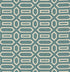 Pavilion fabric in peacock blue color - pattern number 176145 - by Schumacher in the Veere Grenney collection