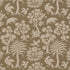 Woodland Silhouette fabric in mocha color - pattern number 176172 - by Schumacher in the Schumacher Classics collection