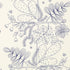 Blommen Print fabric in navy color - pattern number 176203 - by Schumacher in the Good Vibrations collection